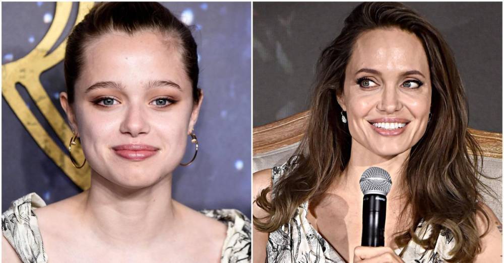 Дубль два: 15-летняя дочь Джоли вышла в свет в мамином платье от легендарного бренда