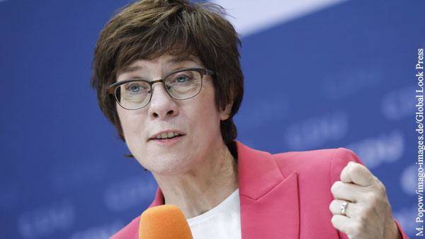 Немецкий эксперт объяснил слова главы минобороны ФРГ о ядерном сдерживании России