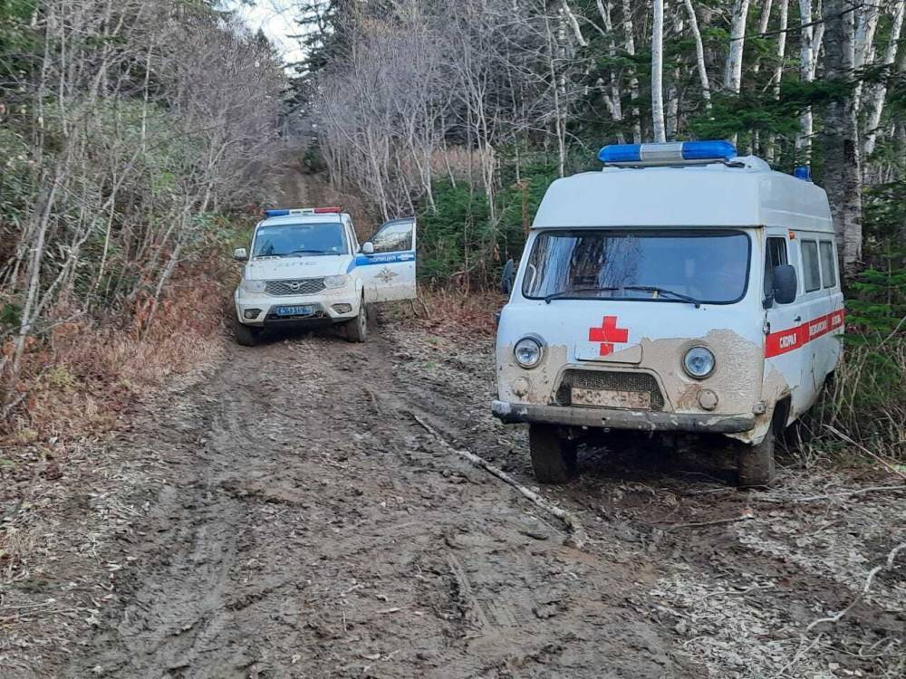 На Сахалине полицейским и медикам пришлось прорываться через дебри, чтобы спасти пострадавшего туриста
