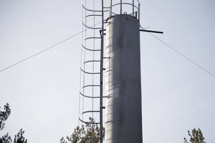 В одном из сельсоветов Притамбовья установили новую водонапорную башню