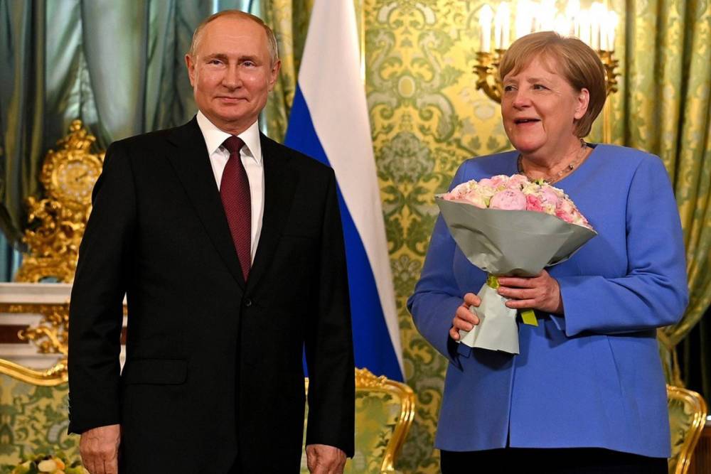 Путин поздравил немцев с Днем германского единства