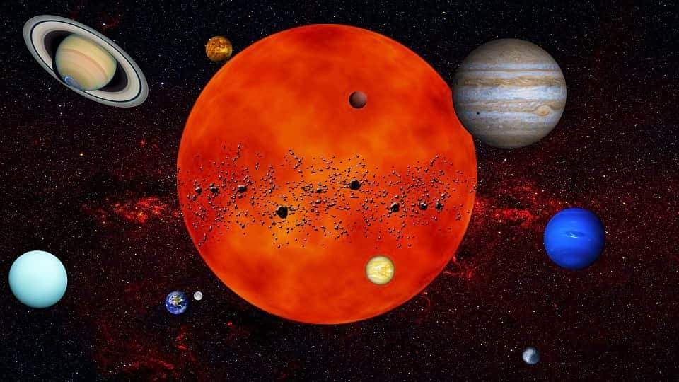 Ученый создал анимацию, показывающую скорость вращения планет Солнечной системы и мира