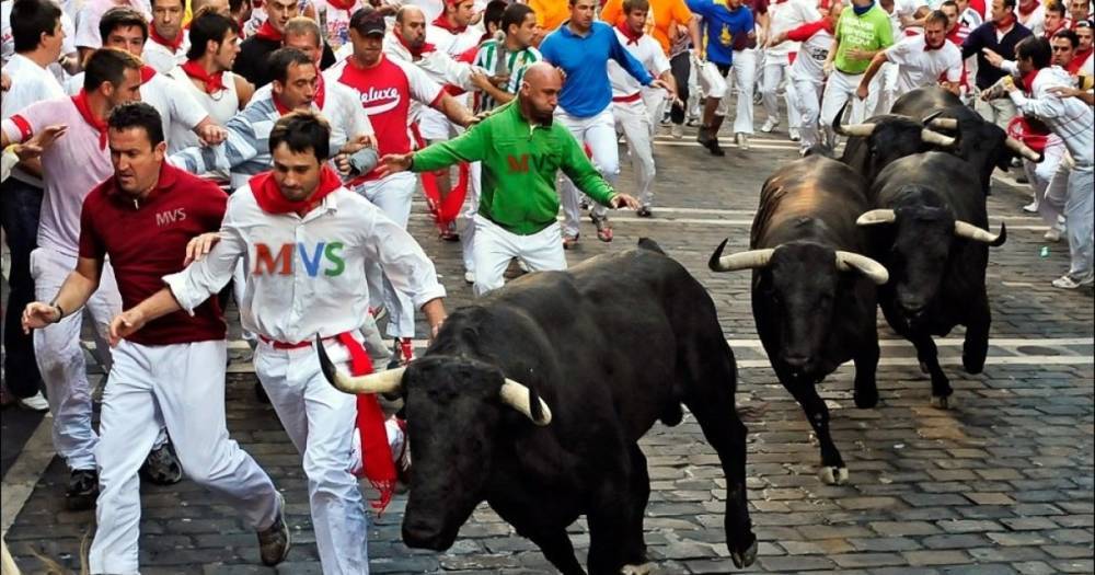"Энсьерро": опасная гонка с быками в Испании закончилась смертью мужчины