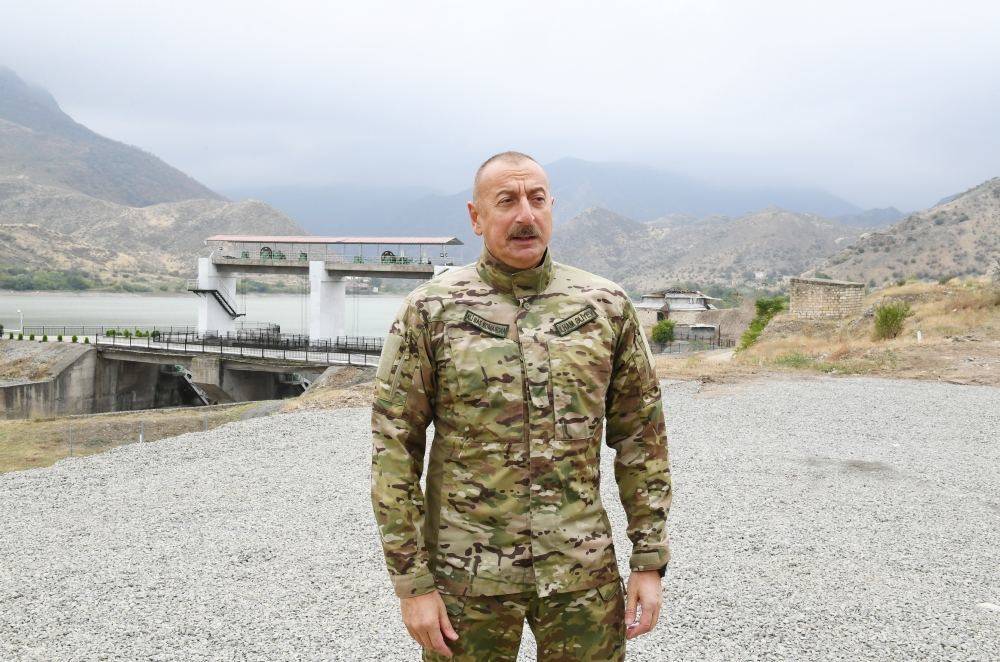 Президент Ильхам Алиев: Реализуется очень серьезная программа по рациональному использованию водных ресурсов на освобожденных территориях