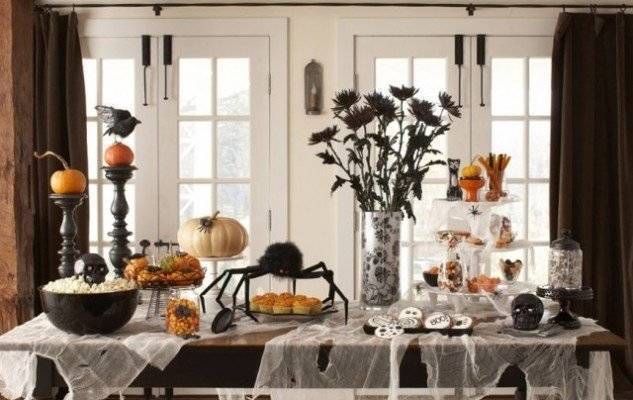 Идеи декора праздничного стола к Хэллоуину: красиво, устрашающе и оригинально