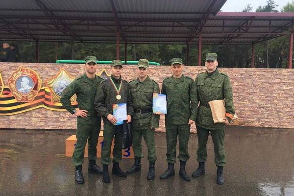 Сборная команда военных факультетов заняла 2 место в чемпионате Вооруженных Сил по военному пятиборью