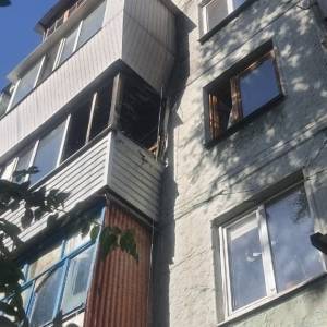 В Запорожье во время пожара соседи вывели из задымленной квартиры 5-летнего мальчика. Фото
