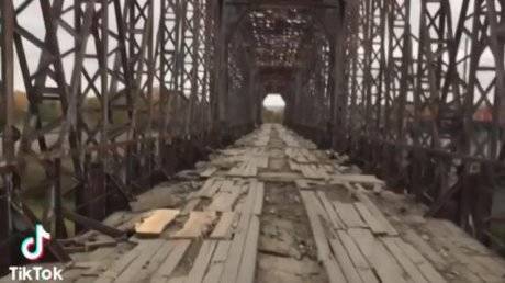 Пензенец поделился кадрами «моста адреналина» в Никольском районе
