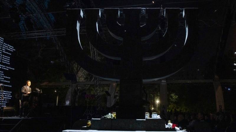 Президенты Украины, Израиля и Германии открыли мемориальный центр в Бабьем Яру