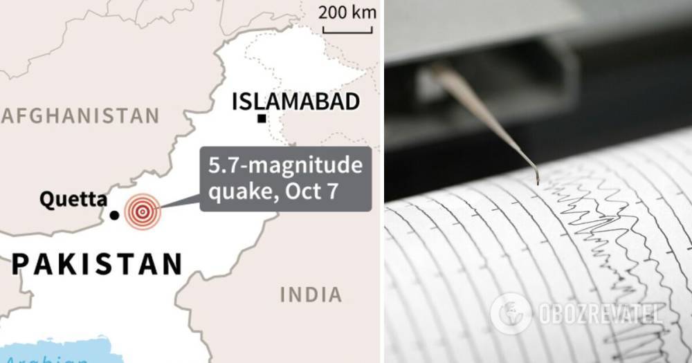 Землетрясение в Пакистане: много погибших и пострадавших