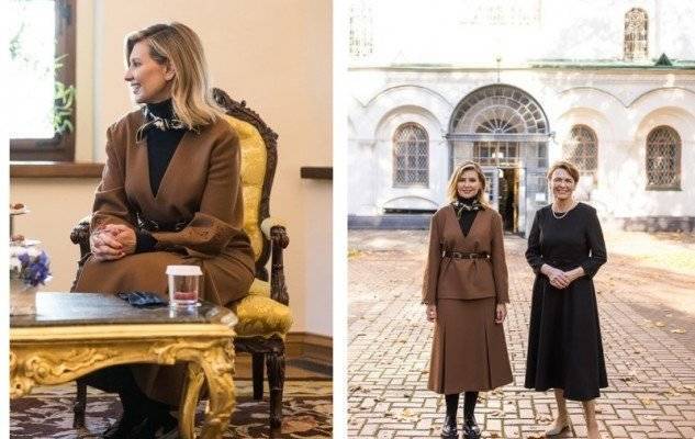 Образ дня: Елена Зеленская вышла в свет в стильном костюме украинского бренда (ФОТО)