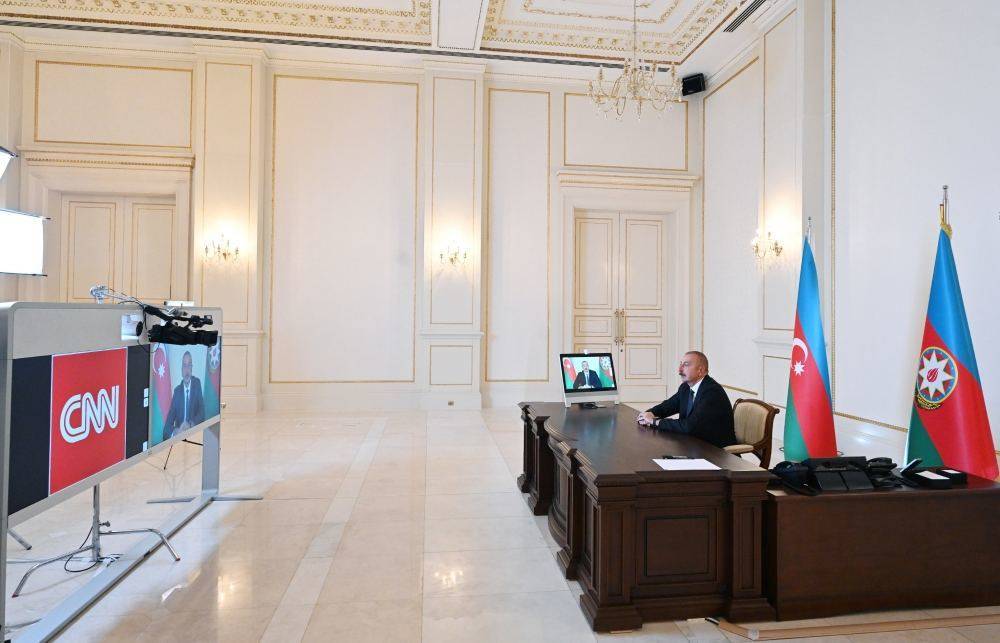 Хроника Победы: Интервью Президента Ильхама Алиева в передаче «The Connect World» телеканала CNN International от 9 октября 2020 года (ФОТО/ВИДЕО)