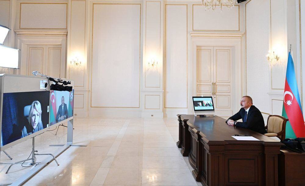 Хроника Победы: Интервью Президента Ильхама Алиева телеканалу "Sky News" от 9 октября 2020 года (ФОТО/ВИДЕО)