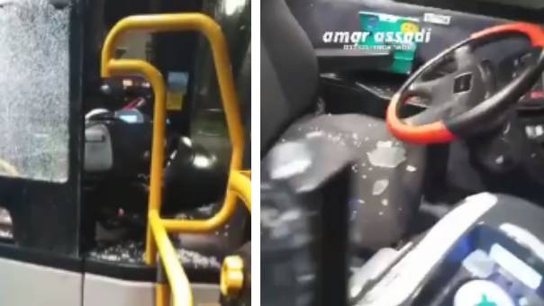 Видео: пассажиры с бутылкой водки напали на водителя автобуса в Кирьят-Бялике из-за замечания о семечках