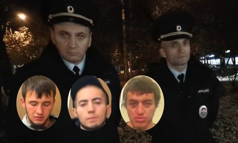 Буянили в отделе: полицейские рассказали о задержании трех дагестанцев избивших москвича в метро
