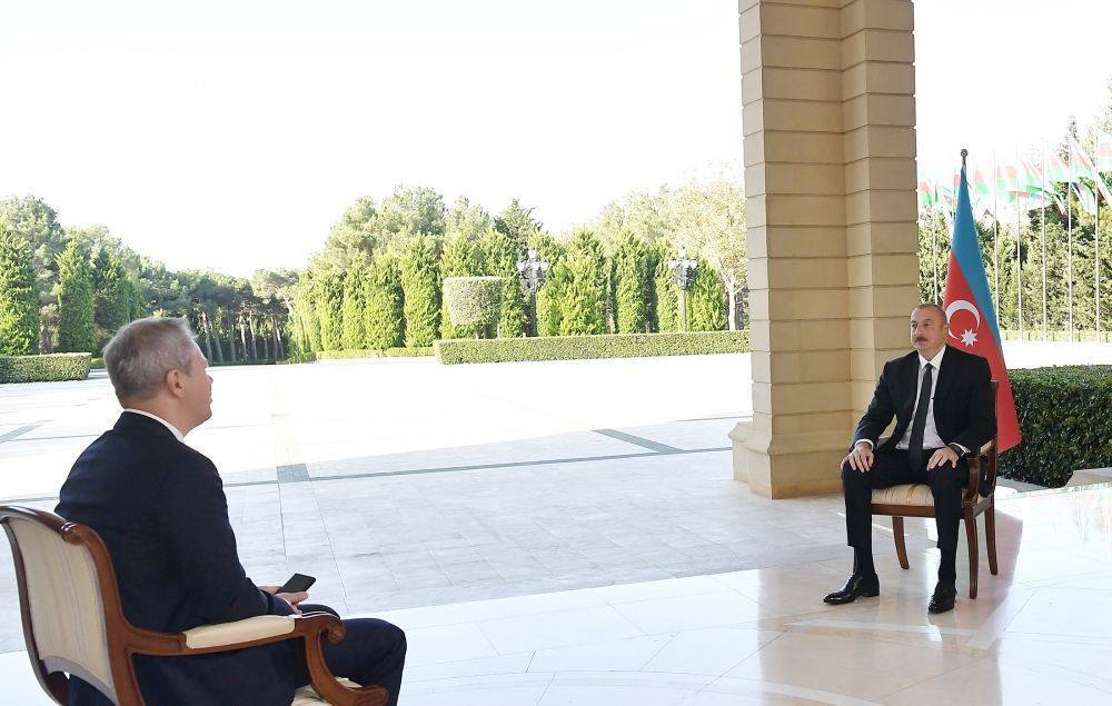 Хроника Победы: Интервью Президента Ильхама Алиева телеканалу РБК России от 10 октября 2020 года (ФОТО/ВИДЕО)
