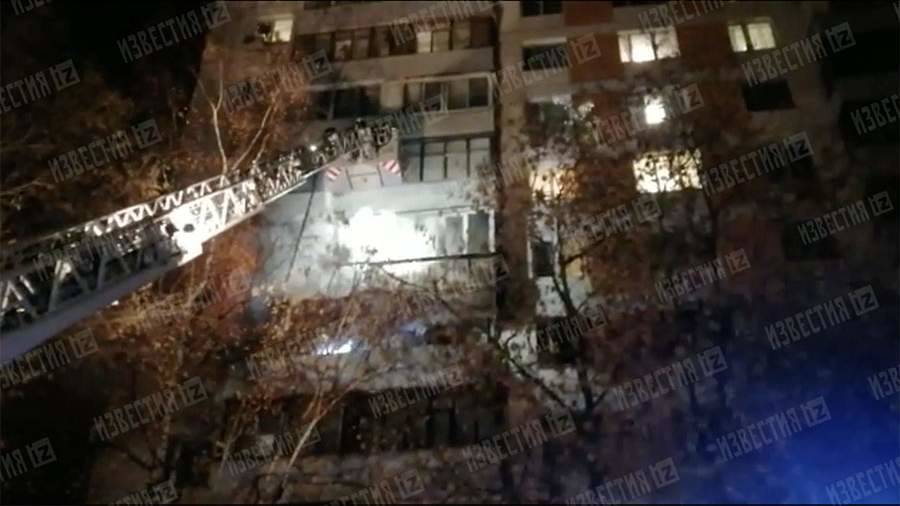 Человек пострадал при пожаре в жилом доме на юго-востоке Москвы