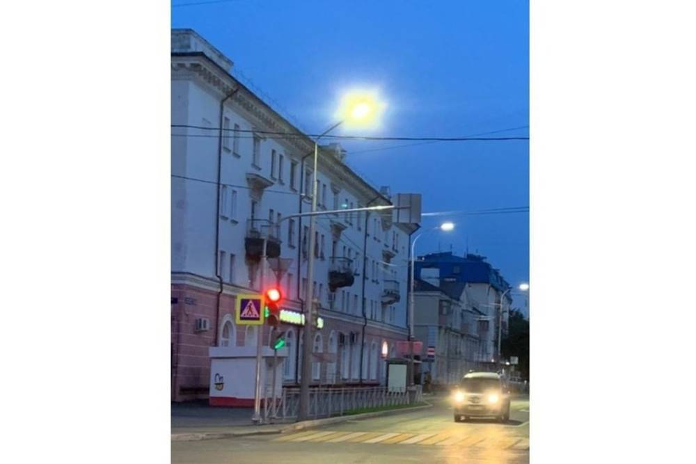 В Йошкар-Оле модернизируется уличное освещение