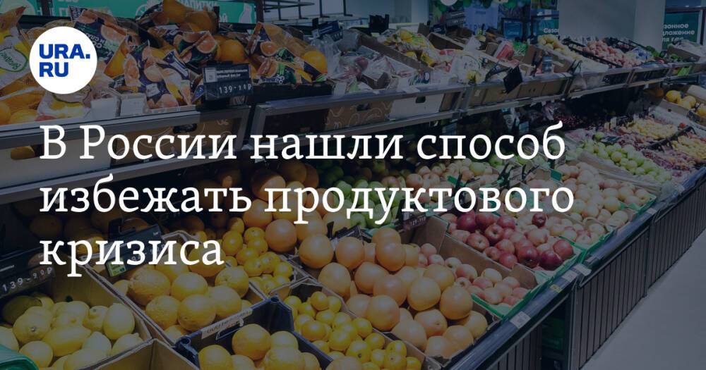 В России нашли способ избежать продуктового кризиса