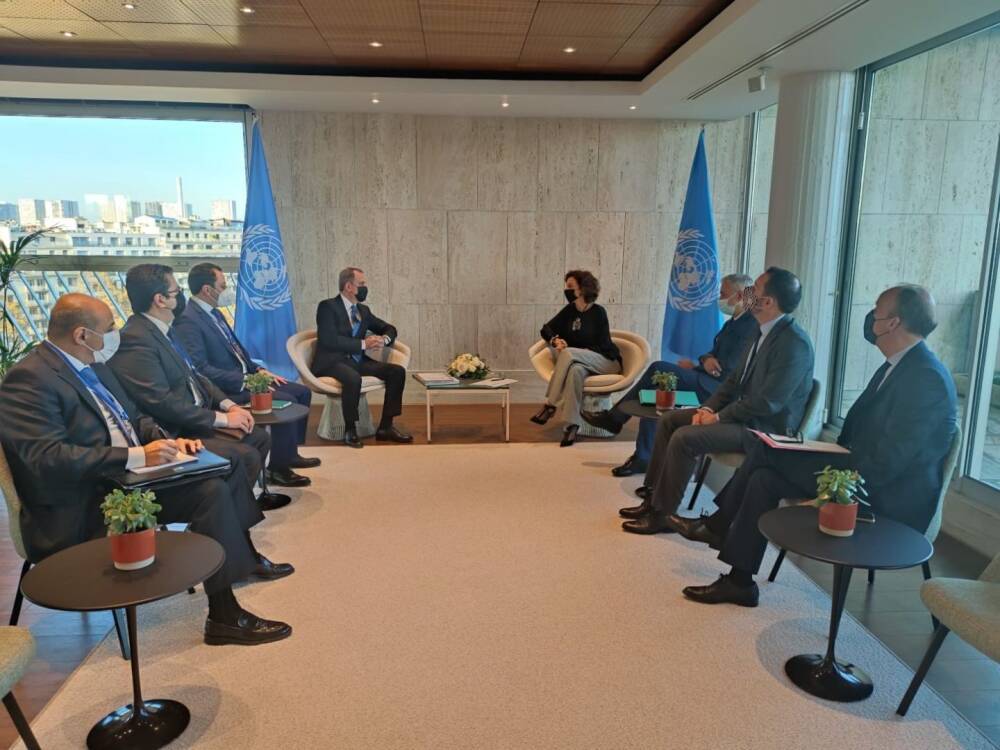 Министр иностранных дел Азербайджана встретился с гендиректором ЮНЕСКО