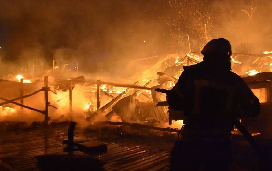 В Одессе сгорел ночной клуб