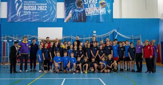 Волейболисты провели мастер-класс в Белгороде