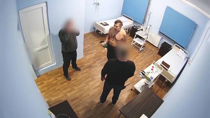 "Вы убийцы!": в Грузии опубликовали видео драки Саакашвили