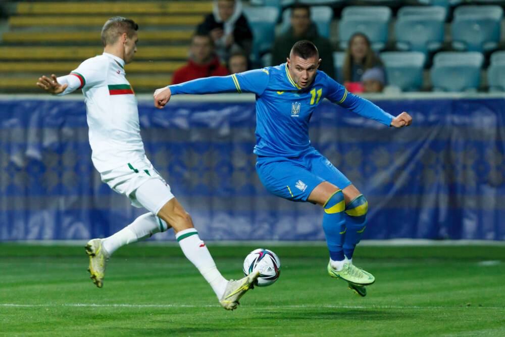 Украина сыграла вничью с Болгарией в товарищеском матче