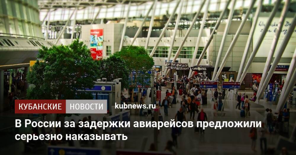 В России за задержки авиарейсов предложили серьезно наказывать