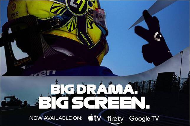 F1 TV Pro можно смотреть на больших экранах