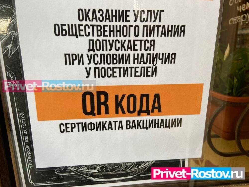 Власти Ростовской области готовят введение QR-кодов для людей с антителами