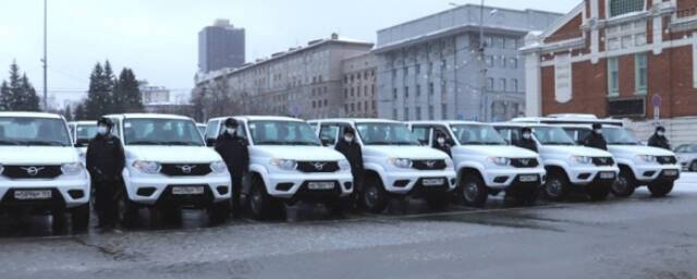 Сельские участковые Новосибирской области получили 39 новых служебных машин «УАЗ Патриот»