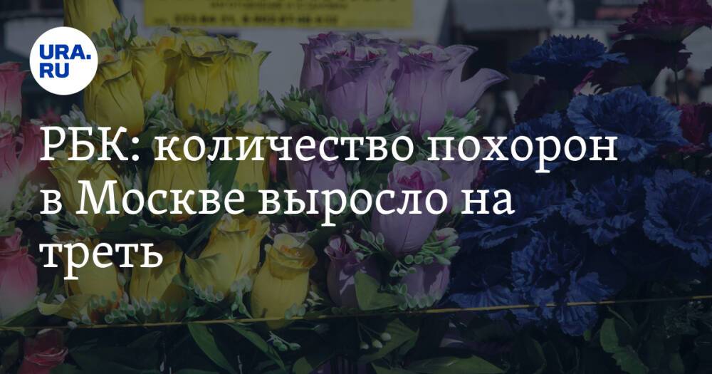 РБК: количество похорон в Москве выросло на треть