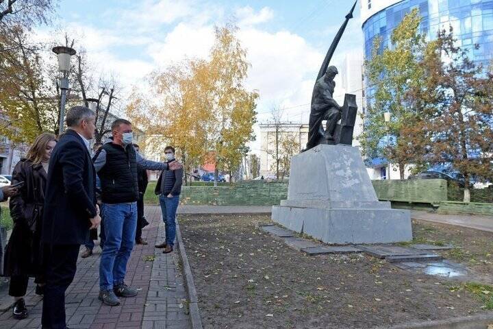 Жителей Курска опрашивают о благоустройстве сквера «Спутник»