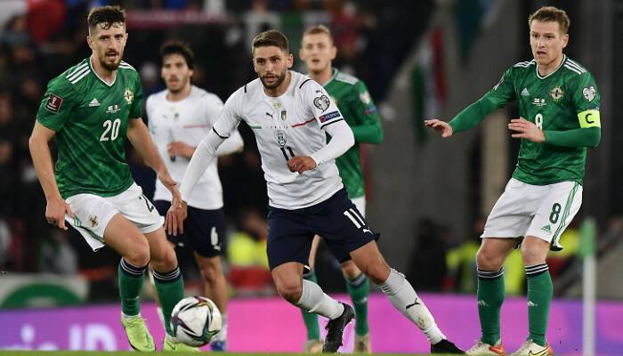 Италия сыграла вничью с Северной Ирландией и упустила прямую путевку на ЧМ-2022