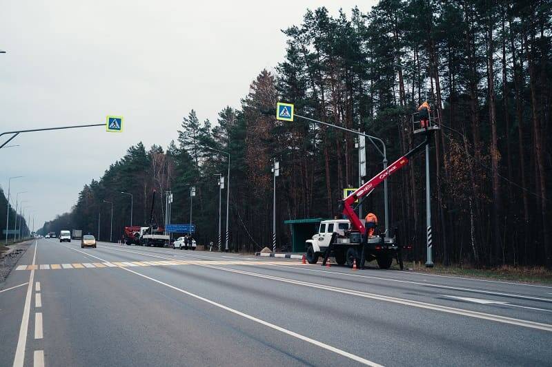 В Смоленской области на Р-120 установят более 2 км линий электроосвещения