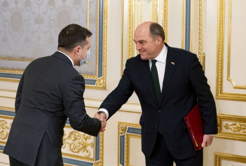 Зеленский провел встречу с министром обороны Великобритании