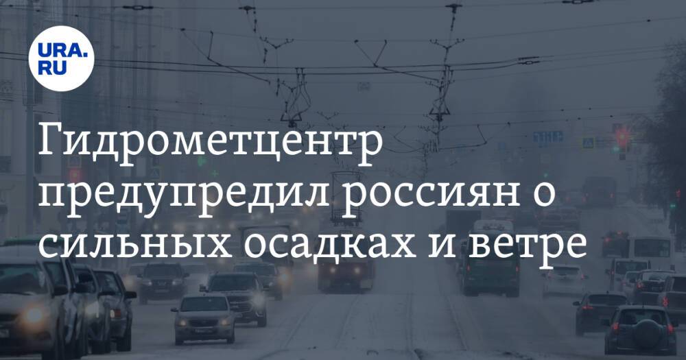 Гидрометцентр предупредил россиян о сильных осадках и ветре