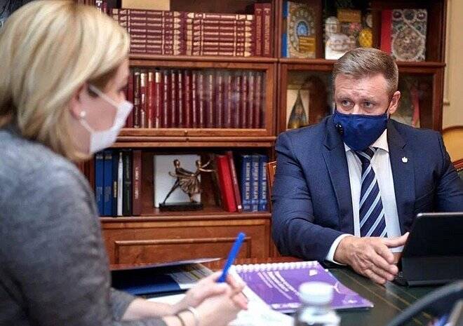 Рязанский губернатор встретился с министром культуры