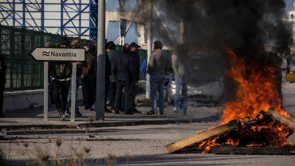 Забастовка на юге Испании