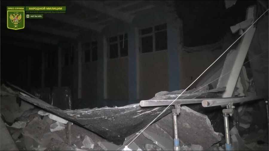 Украинские каратели обстреляли техникум в Первомайске
