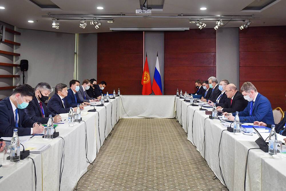 Мишустин встретился с премьер-министром Киргизии
