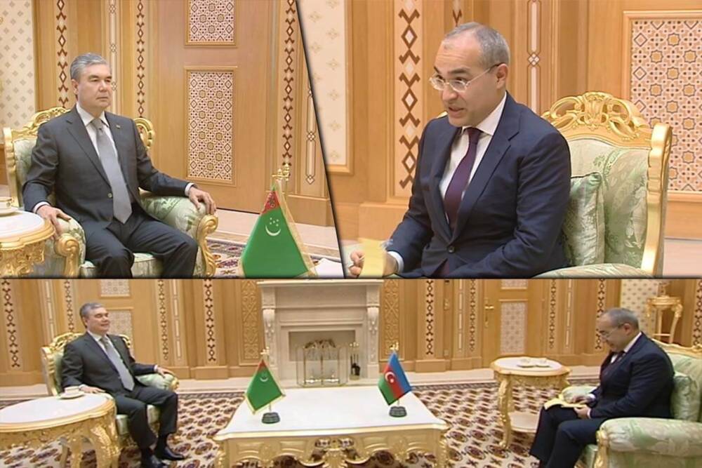 Бердымухамедов принял министра экономики Азербайджана
