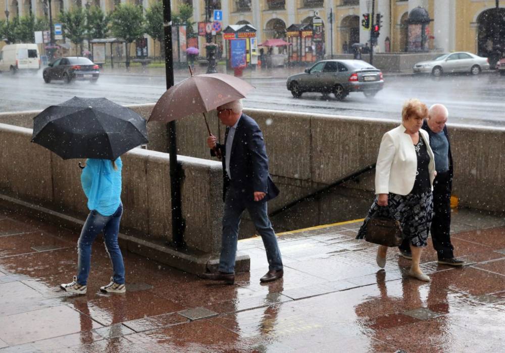 В середине недели в Петербурге начнутся дожди