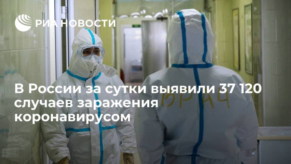 В России выявили 37 120 новых случаев заражения коронавирусом