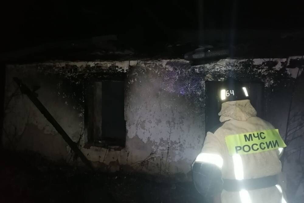 На пожаре под Тулой погибла 44-летняя женщина, пострадал 37-летний мужчина