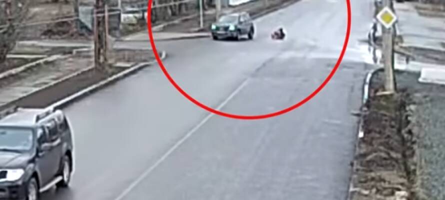 ГИБДД нашла сбежавшего водителя, который сбил пешехода на «зебре» в Петрозаводске (ВИДЕО)