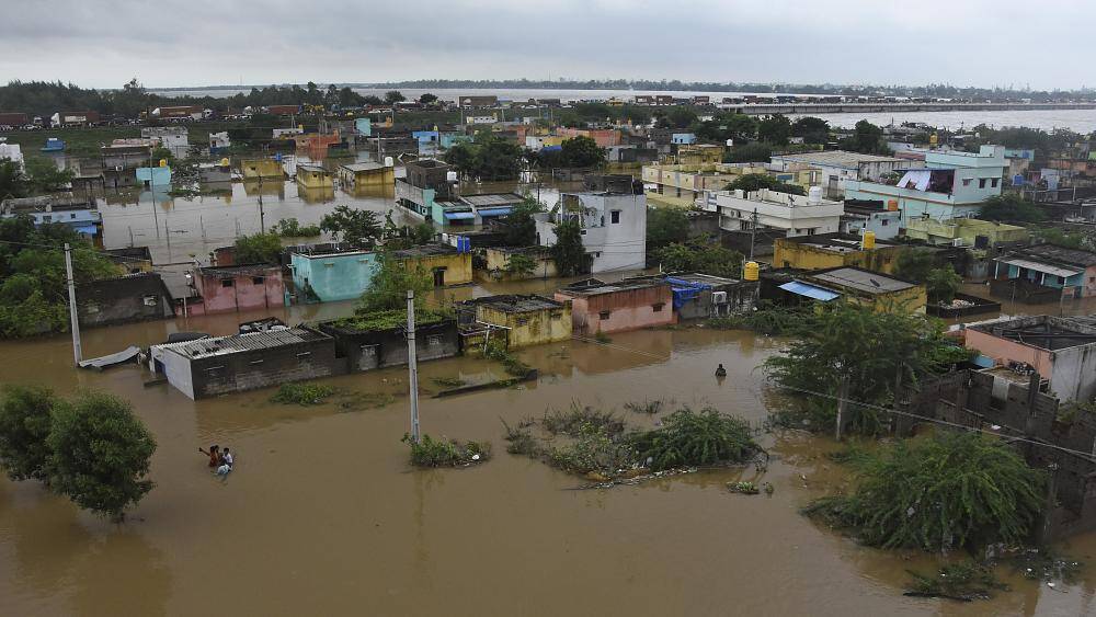 Наводнение в Индии, есть погибшие
