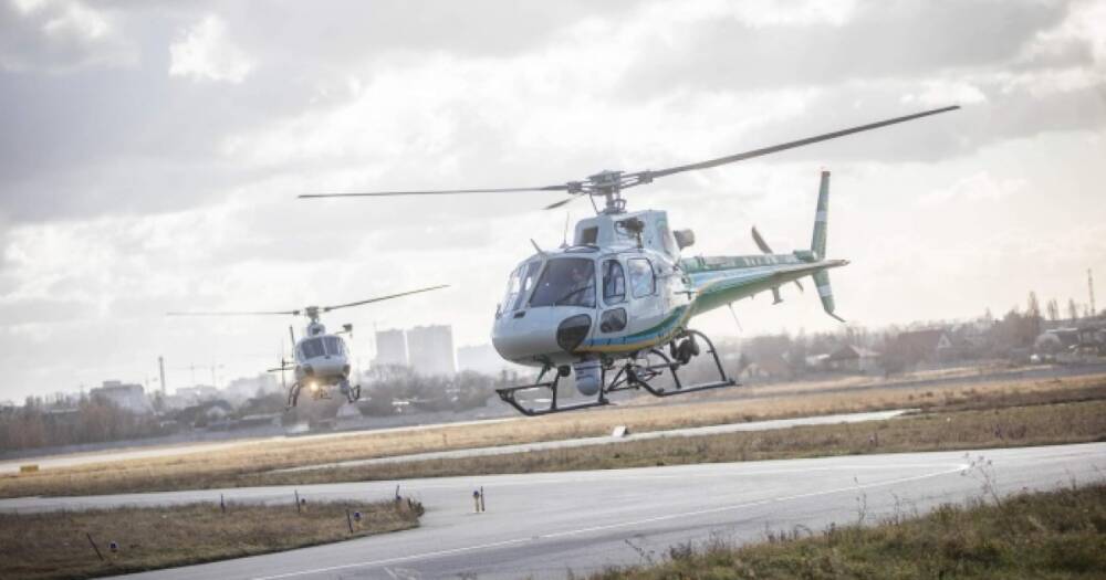 Пограничники получили современные вертолеты, которые будут патрулировать границу с Беларусью (ФОТО, ВИДЕО)