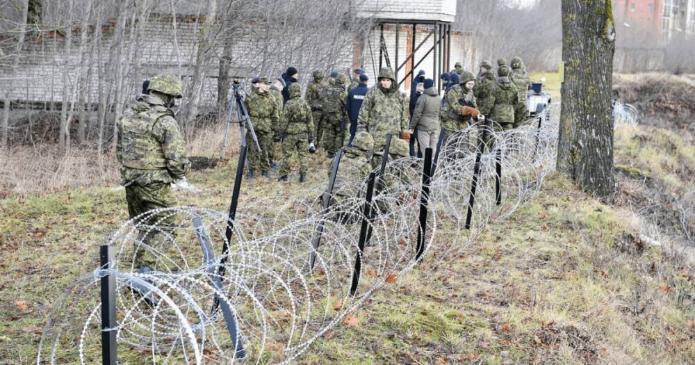 В Эстонии военные и пограничники укрепляют границу с Россией (фото)